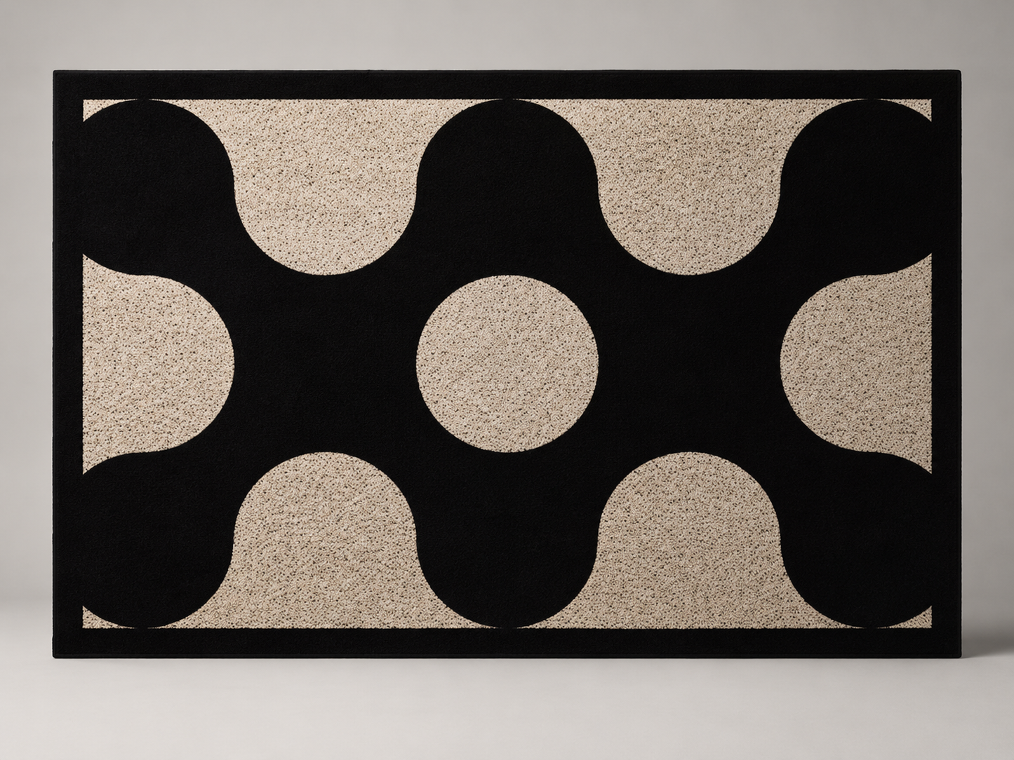 Moderner Geometrie-Teppich