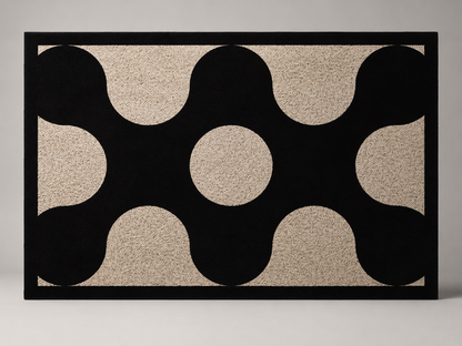 Moderner Geometrie-Teppich