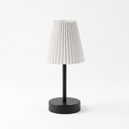 Dimmbare Plissee-Schreibtischlampe - Frontansicht